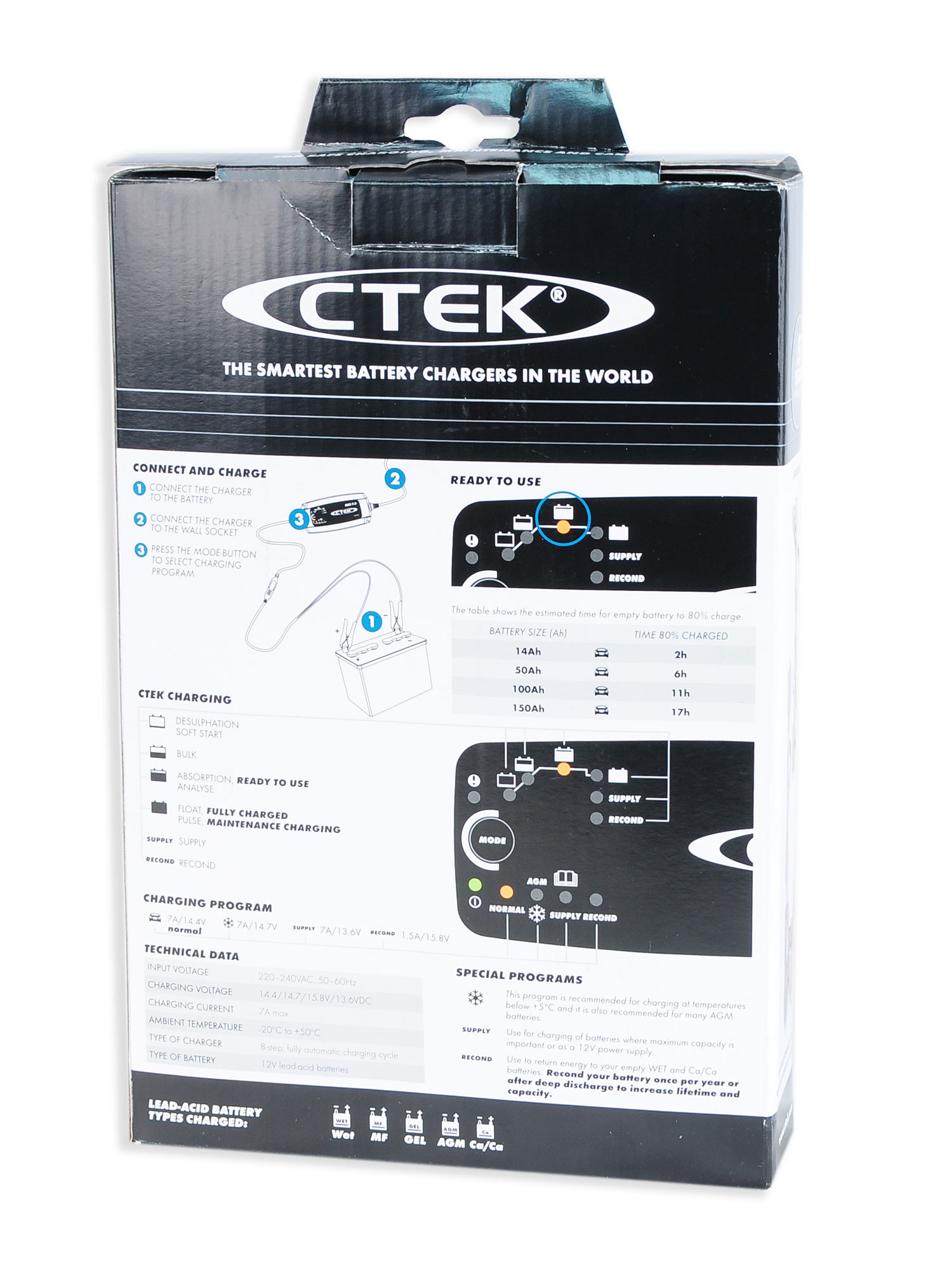 Ctek MXS 7.0 Batterieladegerät 12 V 7 A