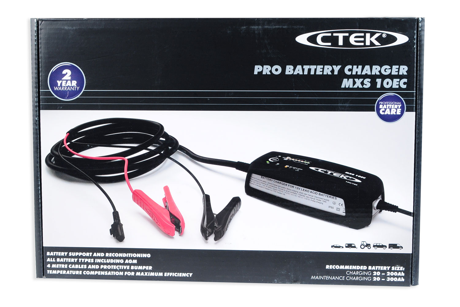 Ctek MXS 10EC 12V 10A (40-095) Batterieladegerät