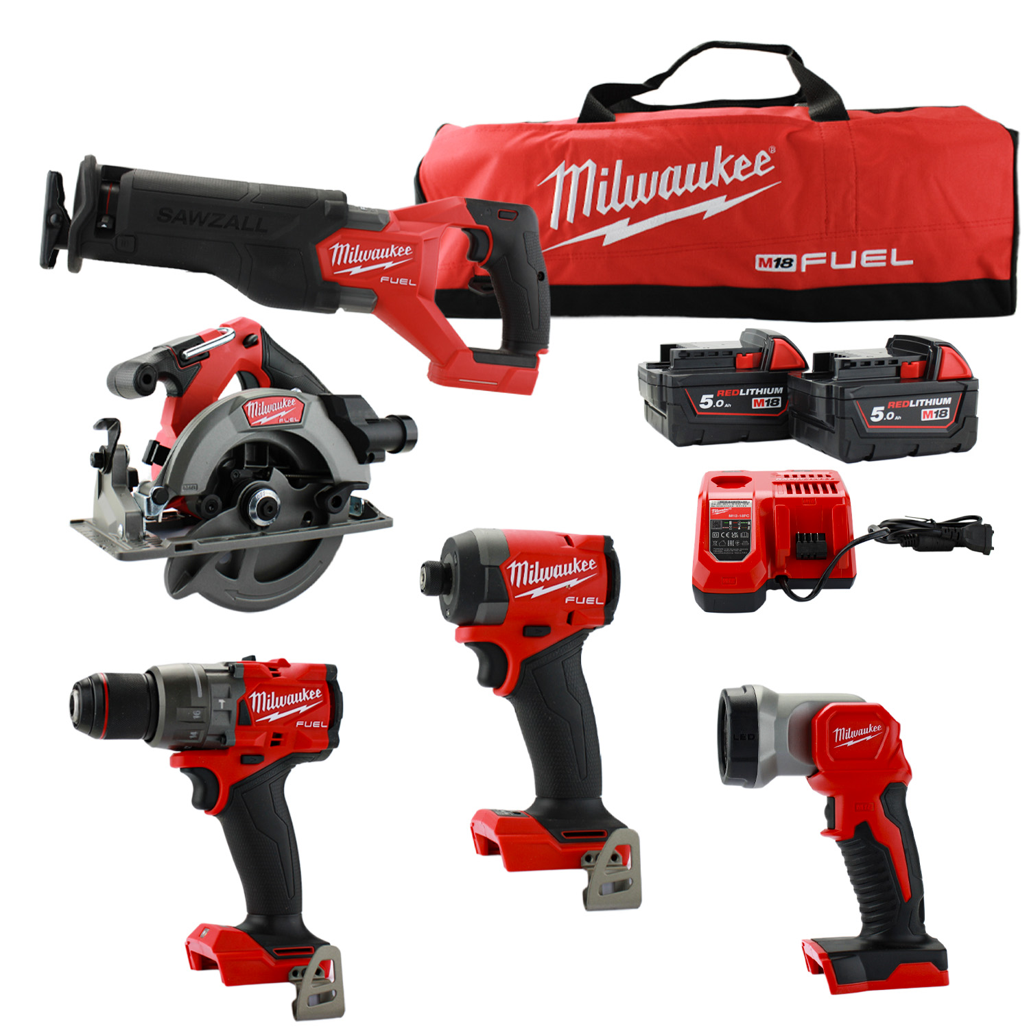 Milwaukee M18 FPP6G3-502B Kombikit