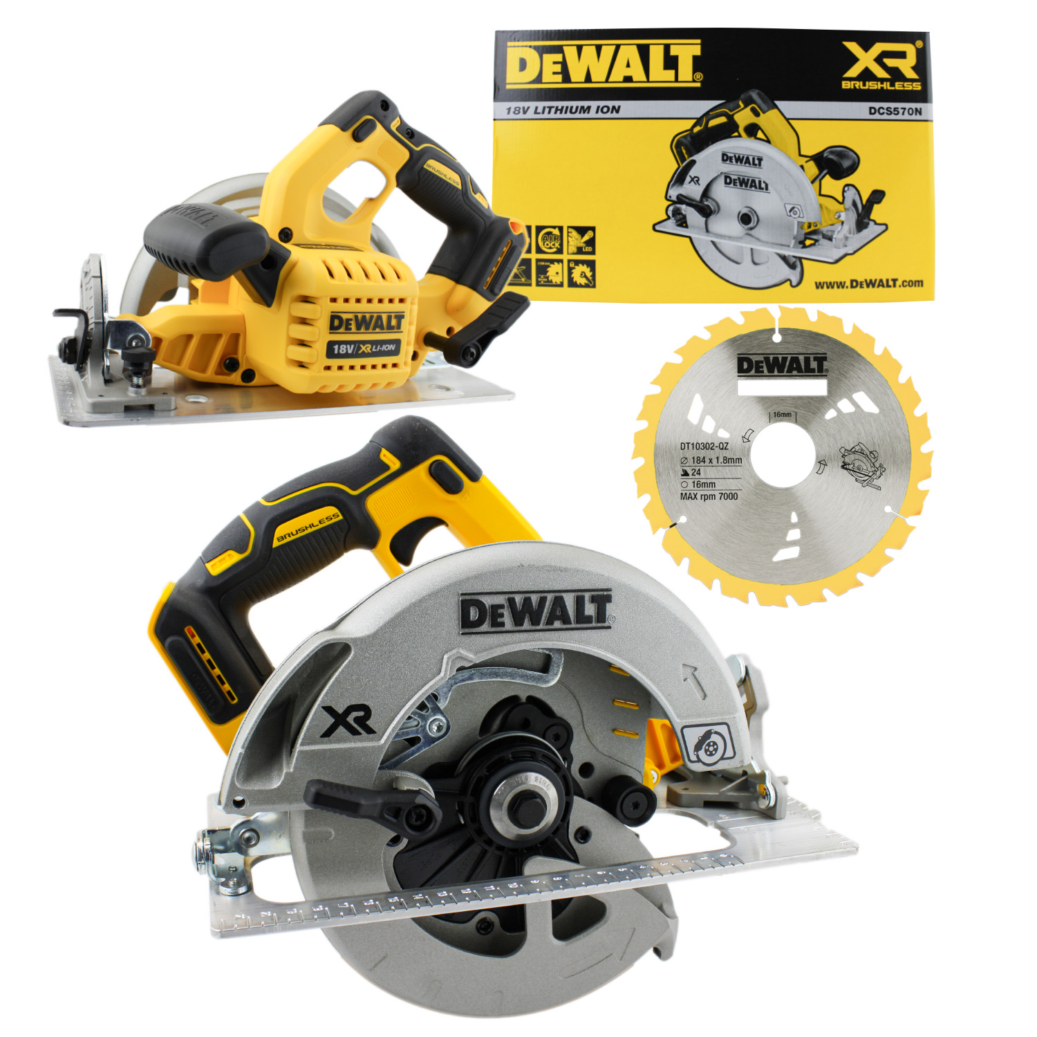 Dewalt DCS570N Akku Handkreissäge 18V Solo Dewalt DCS570N Akku Handkreissäge 18V Solo