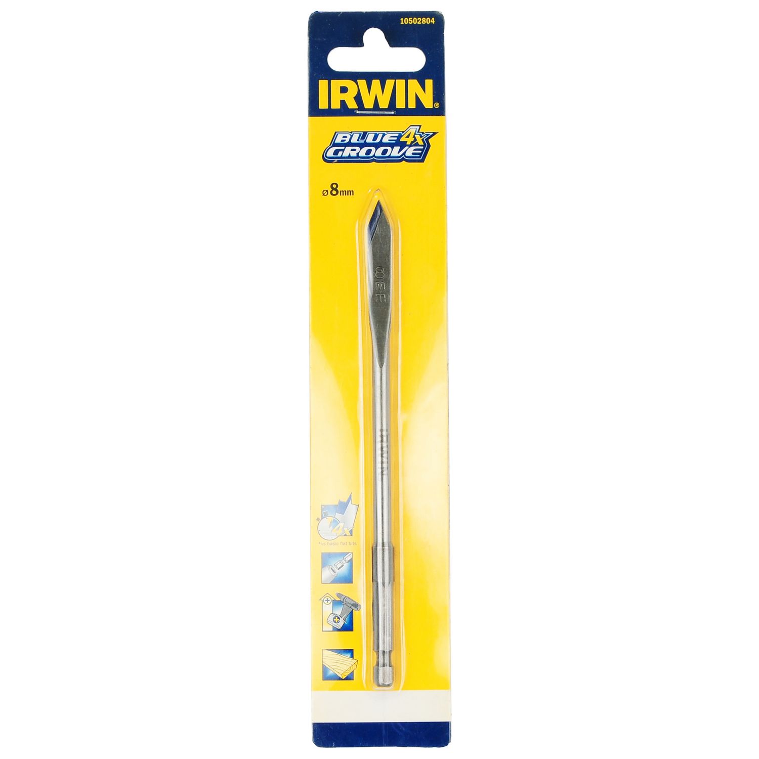 IRWIN 10502804 Blue Groove Flachbohrer