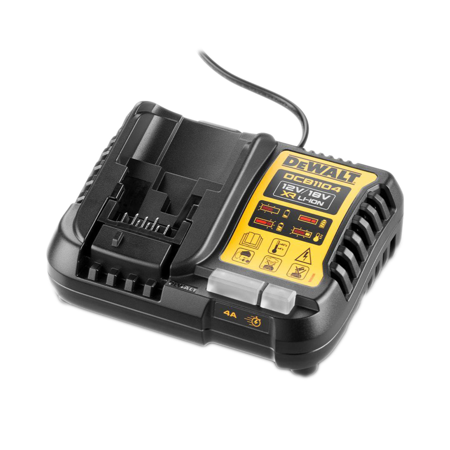 Dewalt DCB1104-QW Schnellladegerät 10,8-18V Li-ion Dewalt DCB1104-QW Schnellladegerät 10,8-18V Li-ion
