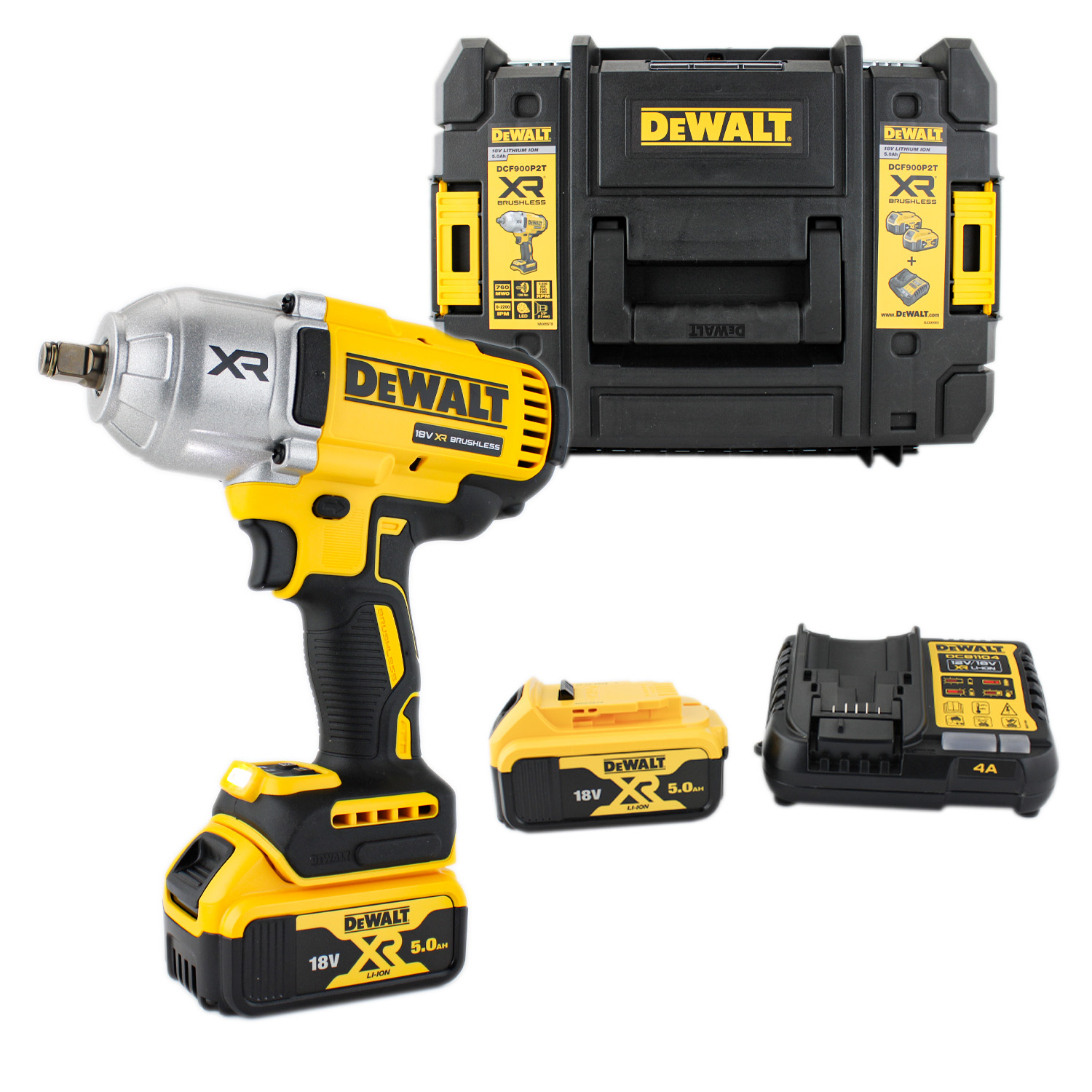 Dewalt DCF900P2T Schlagschrauber 18V 2x5Ah 1396Nm