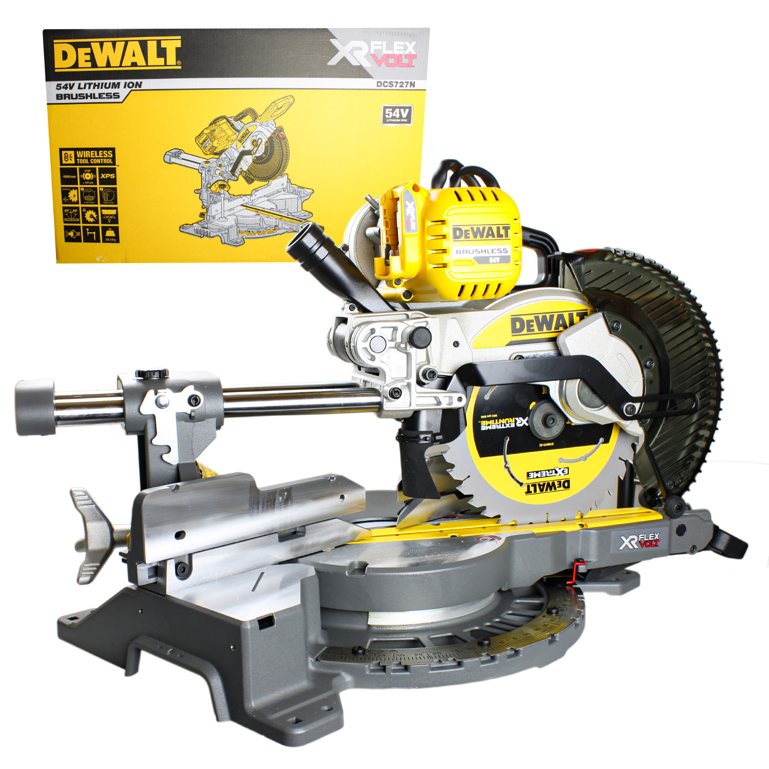 Dewalt DCS727N-XJ Gehrungssäge 54V 250mm 