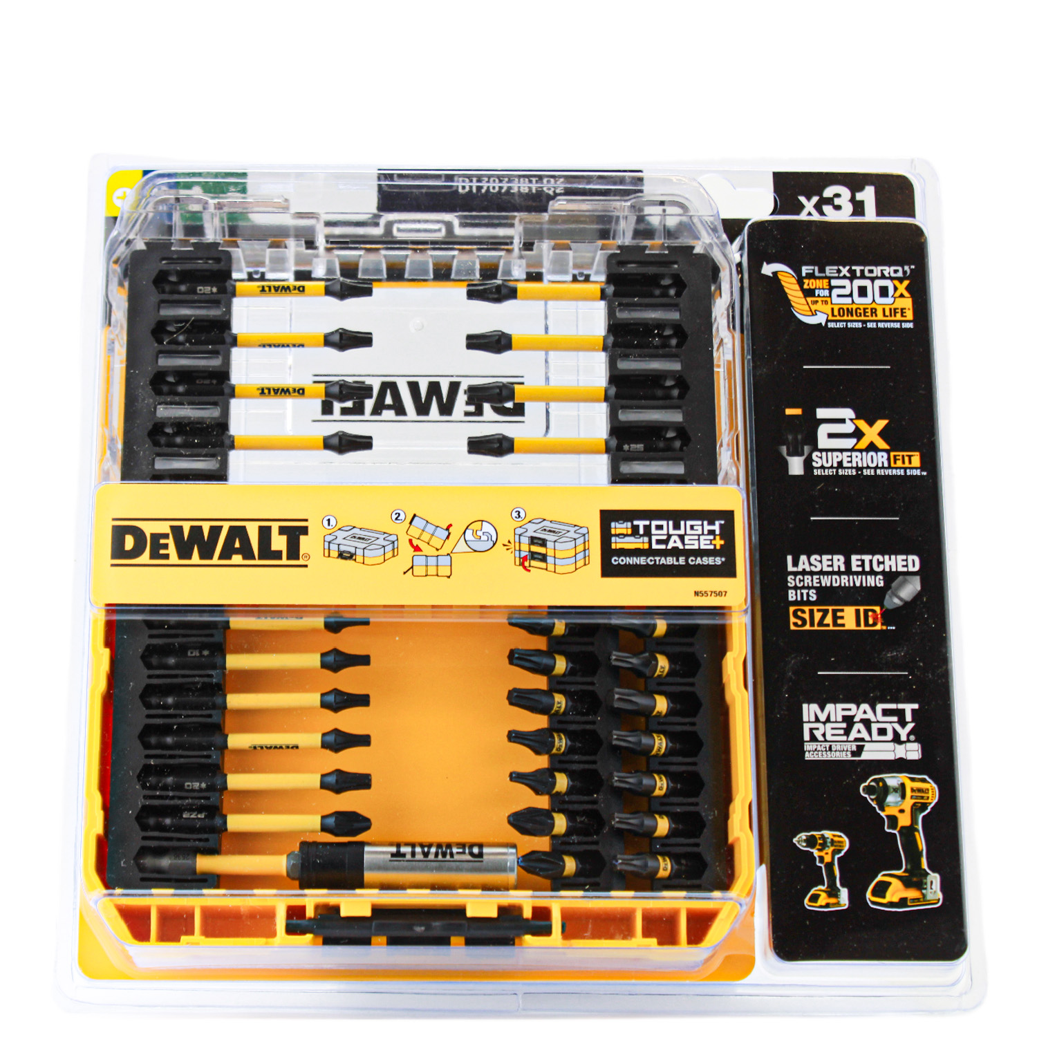 Dewalt DT70738T-QZ Bitset 31tlg Set