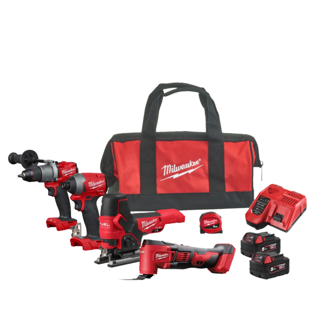 Milwaukee M18 FPP4F2-502B Kombikit