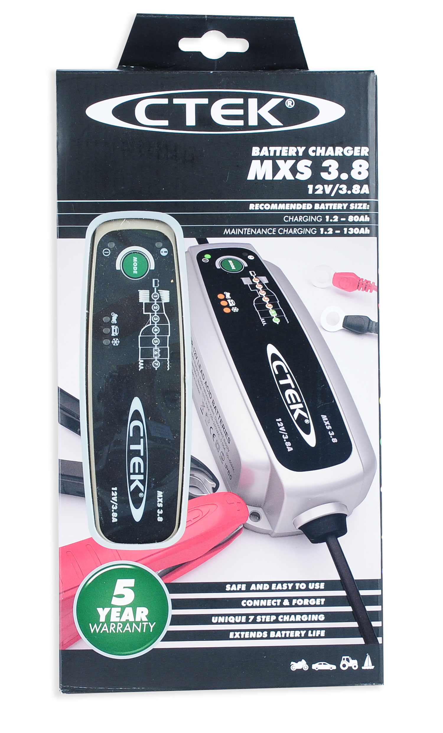 Ctek MXS 3.8 12V 3,8A Batterieladegerät (56-309)