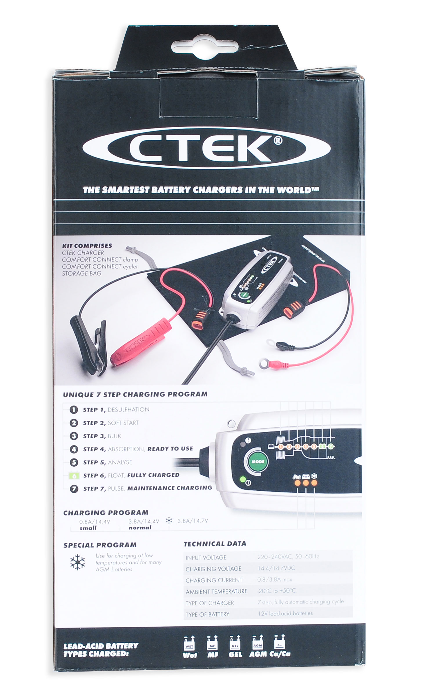 Ctek MXS 3.8 12V 3,8A Batterieladegerät (56-309)