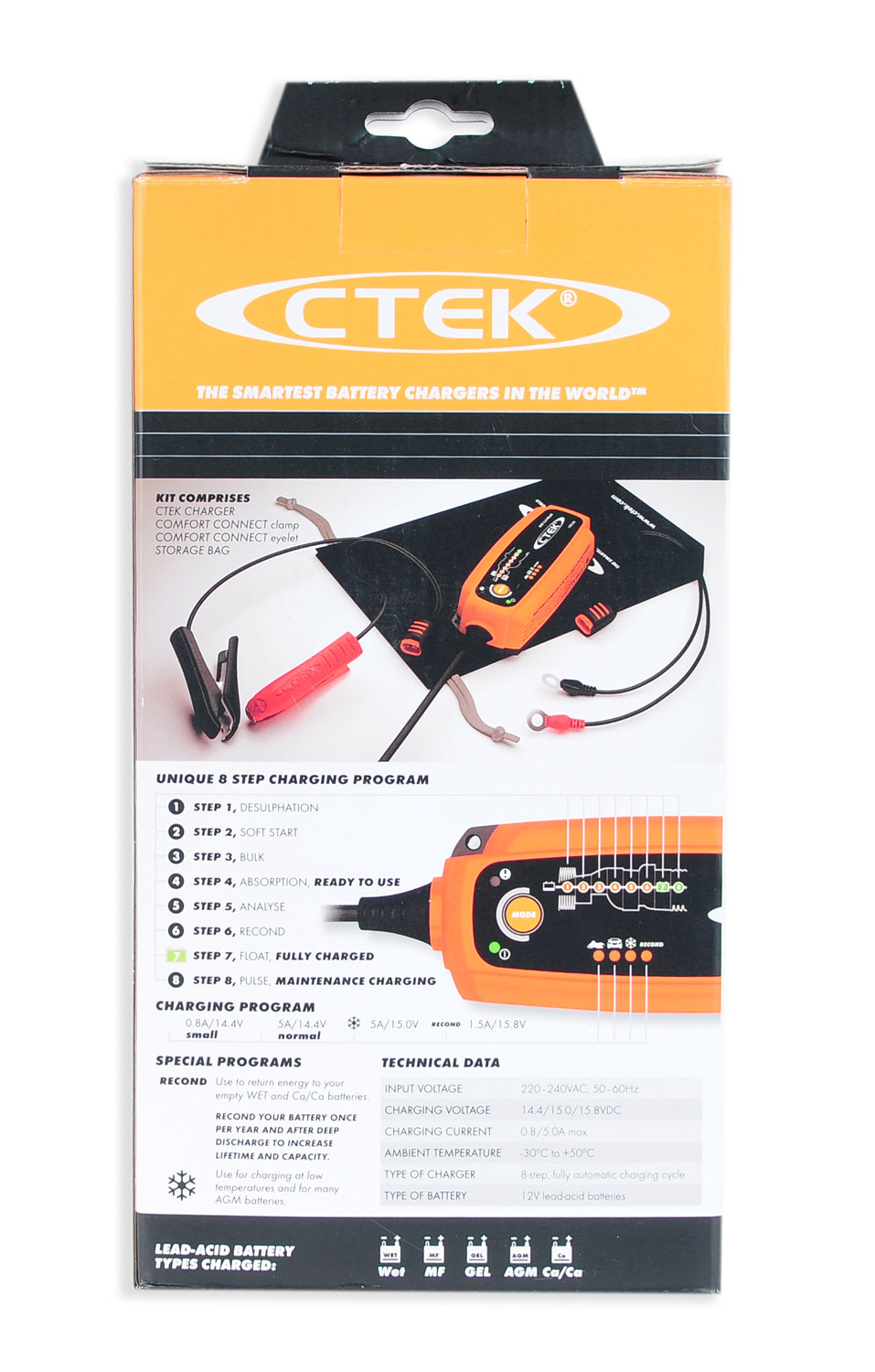 CTEK 56-855 MXS 5.0 Polar 12V 5,0A Bleibatterie-Ladegerät - ACCU-24